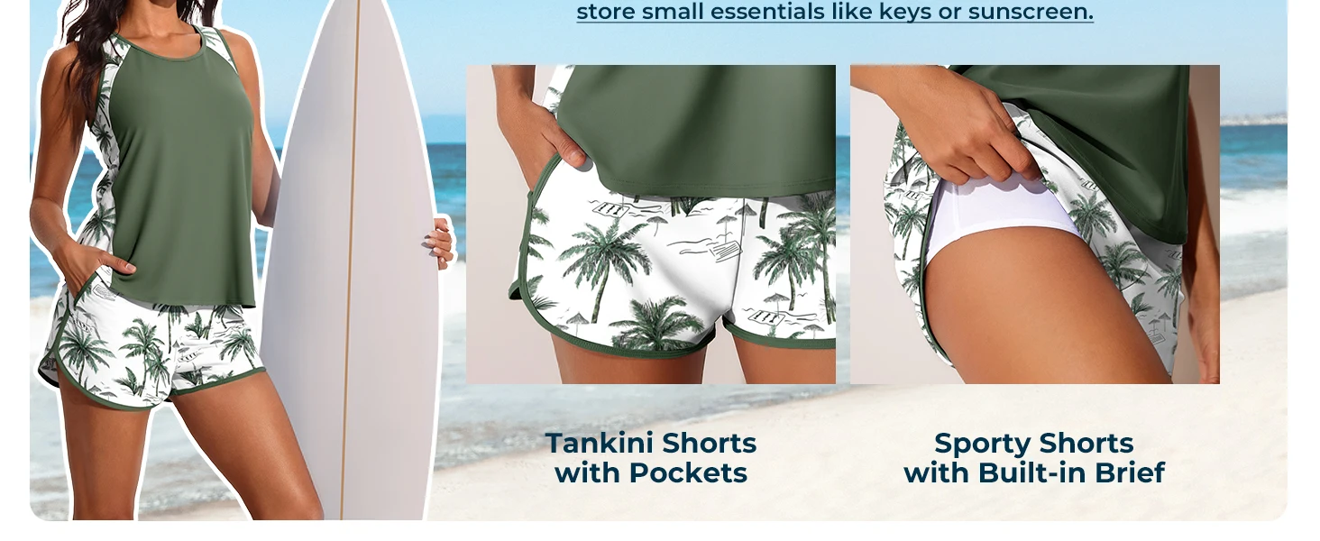 tankini swimsuits for women tummy control