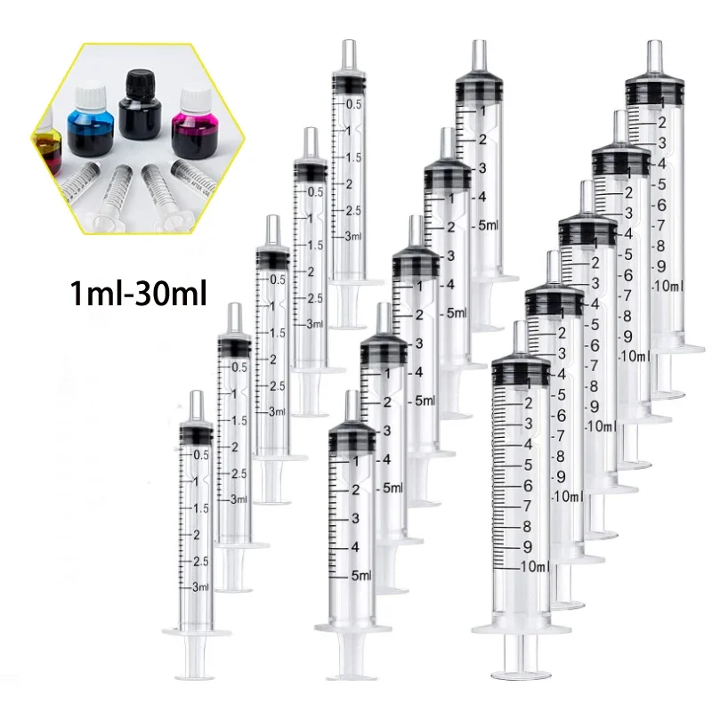 1 ml-10 ml 10–20 Stück wiederverwendbare Kunststoff-Hydrokultur-Kithchen-Werkzeugspritze zum Messen von Nährstoffen – Detail 4