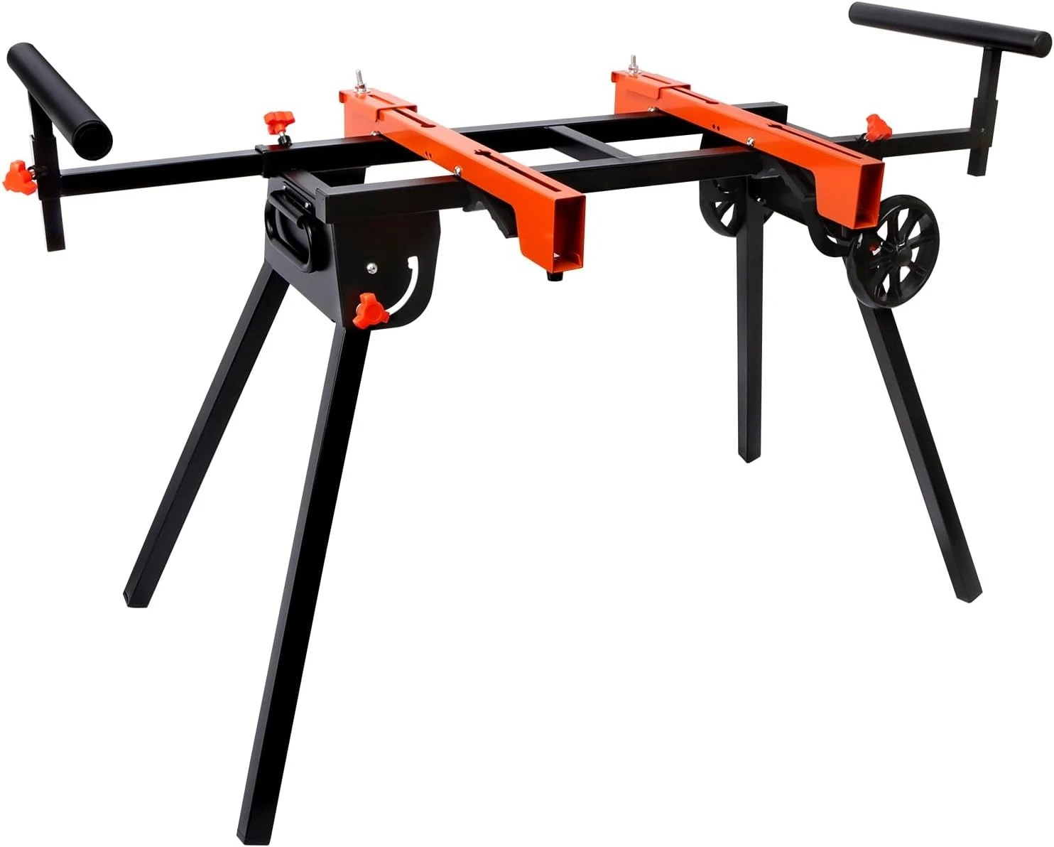 Supporto per sega obliqua con ruote, tavolo da lavoro pieghevole con sistema di montaggio per attrezzi a sgancio rapido, cavallo per sega portatile · Vendite dirette in fabbrica