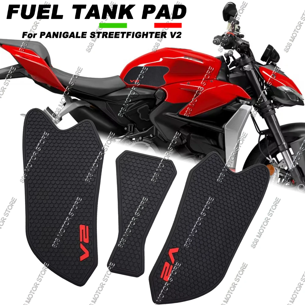 

For StreetFighter v2 2022-2023 Motorcycle Accessories Fuel Tank Pad Protector Sticker Side Anti Slip Protection Pad Knee Grip