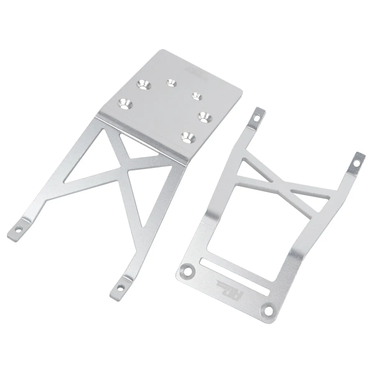 Placa antiderrapante traseira dianteira de alumínio compatível com Traxxas Stampede VXL XL-5 Craniac Skully 2WD