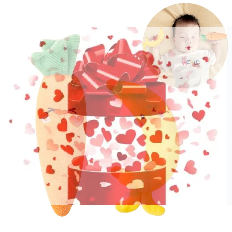 

【BS】Soft, Breathable Baby Soothing Toys Soothe Emotions And Promote Sensory Development And Emotional Comfort.