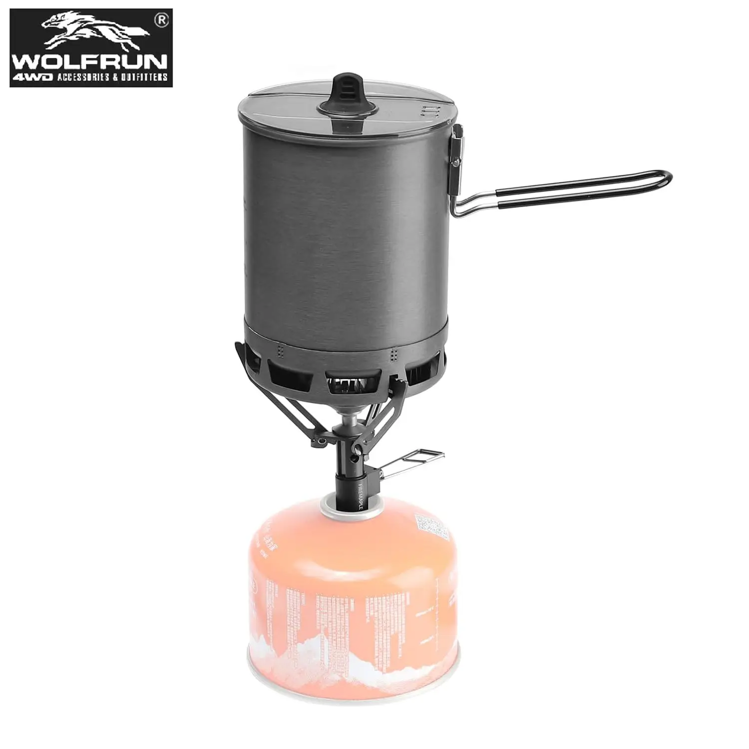 

Hiking Travel Portable Pot Heat Exchanger Pot 600ml Ultralight Camping Pots Survive Heat Exchanger Pot Cool Camping Gear