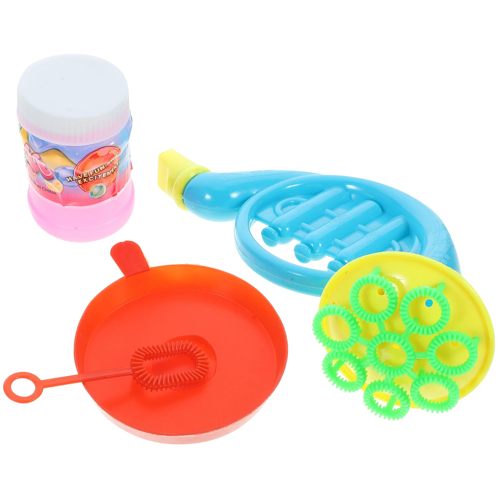 2개입 어린이 버블 머신 악기 모양 밝은 색상 실내외 파티 선물
