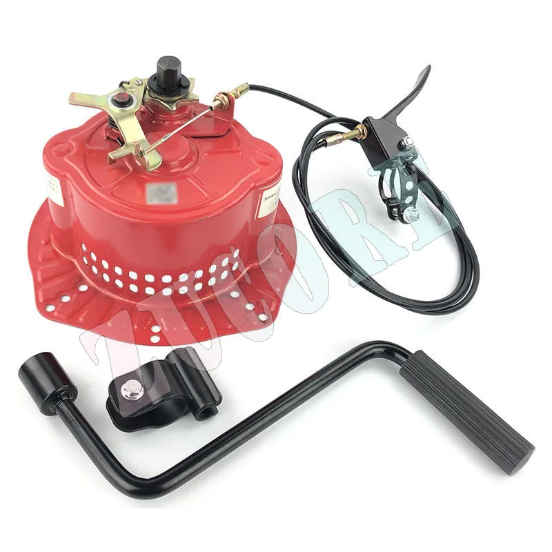 손으로 돌리는 경운기 부품 무당김 시동 디젤 엔진 쉽게 시작되는 무당김 공랭식 디젤 엔진