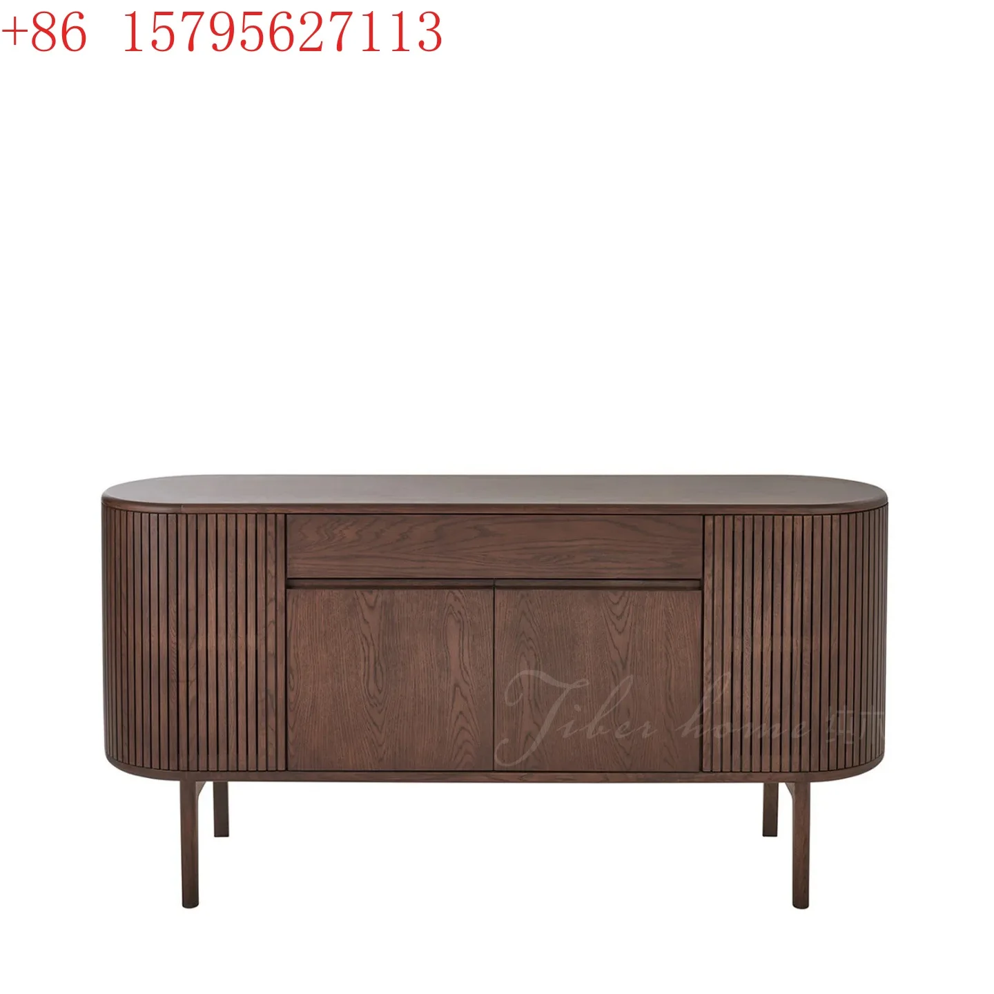 

Французский ретро-шкаф для столовой, простой боковой шкаф из массива дерева