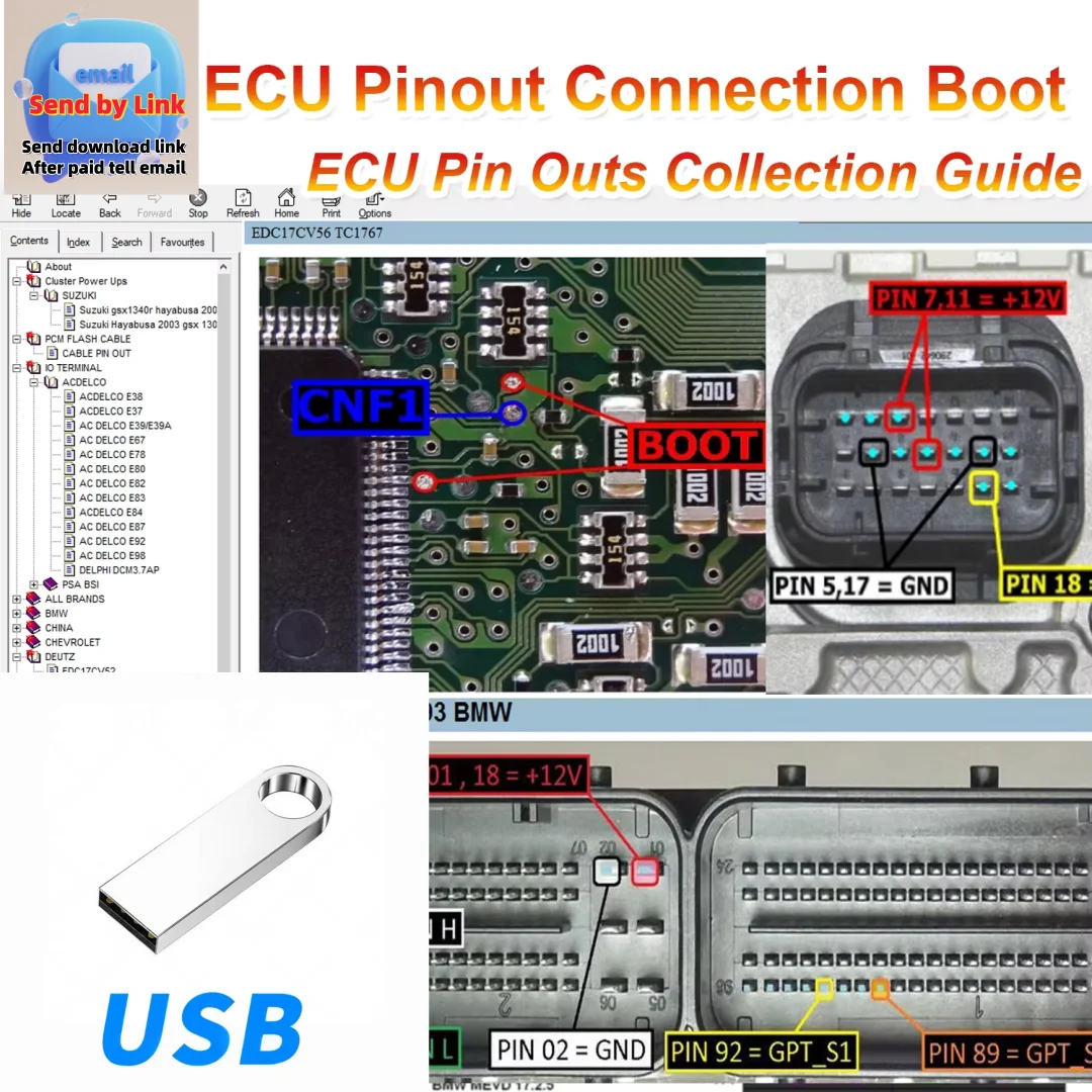 

Комплект программного обеспечения для подключения и настройки ECU: файлы для ремонта, руководство для начинающих, редактируемые схемы подключения ECU