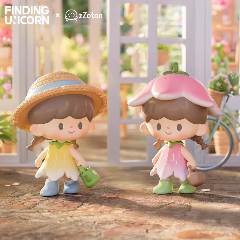 FINDING UNICORN ZZOTON GARDEN SPRING TOUR SERIES Blind Box Toys Guess Bag Mystery Box Mistery Caixa Action Figure Surpresa Cute