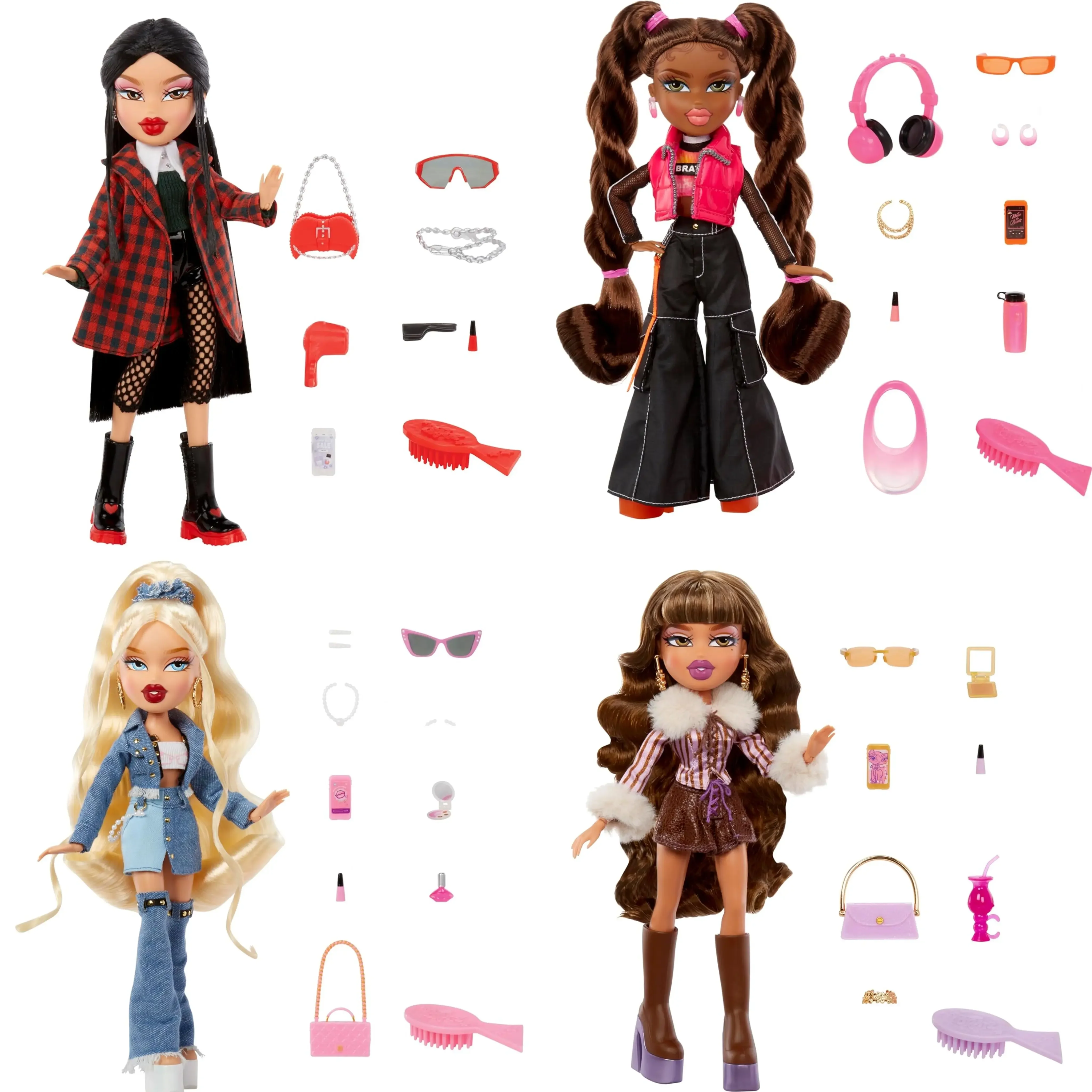 Bratz Exquisite Figure Joints Are Movable Toy Simulation Model Girl Collect Ornaments Cloe Yasmin Sasha Cartoon Birthday Gift