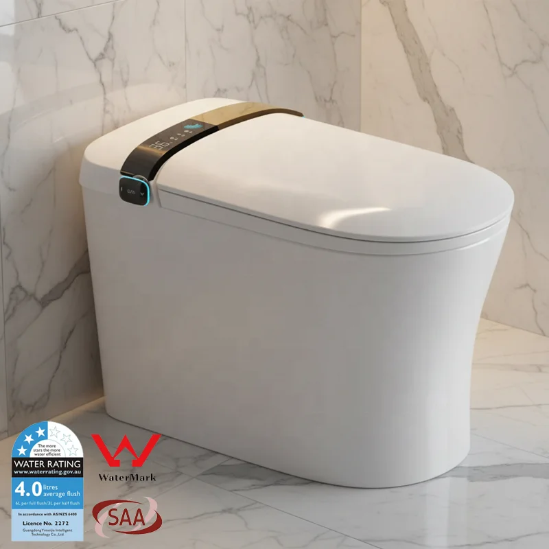Smart Toilet Intelligent with Remote Control Automatic Bidet Toilet Bowl