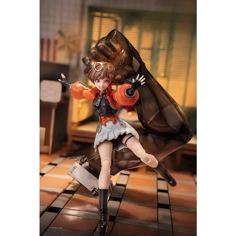 

In Stock Wozhike Crescent Journey Beautiful Girl Secretary 1/12 Qianqiu Painted Action Figure Collectible Ornament Festival Gift