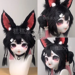 Fursuit Kigurumi Headsets Cute Furry Cosplay Dog Wolf Head Costumes Customized Fursona Head Comiket Furries Doll Kig Series Kawa