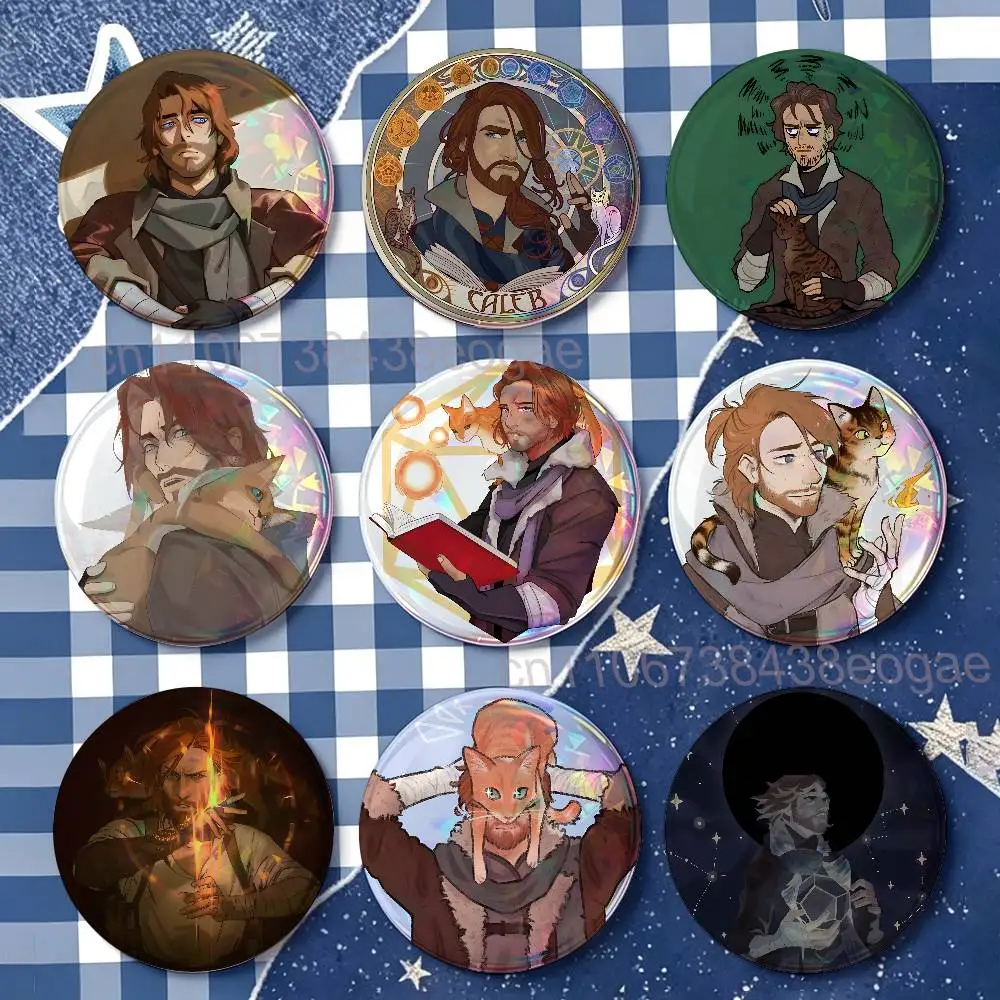The Mighty Nein C-Caleb Widogast Badges Round Nijigen Otaku Culture IP peripheral products 58mm 44mm 32mm 75mm 25mm Mini