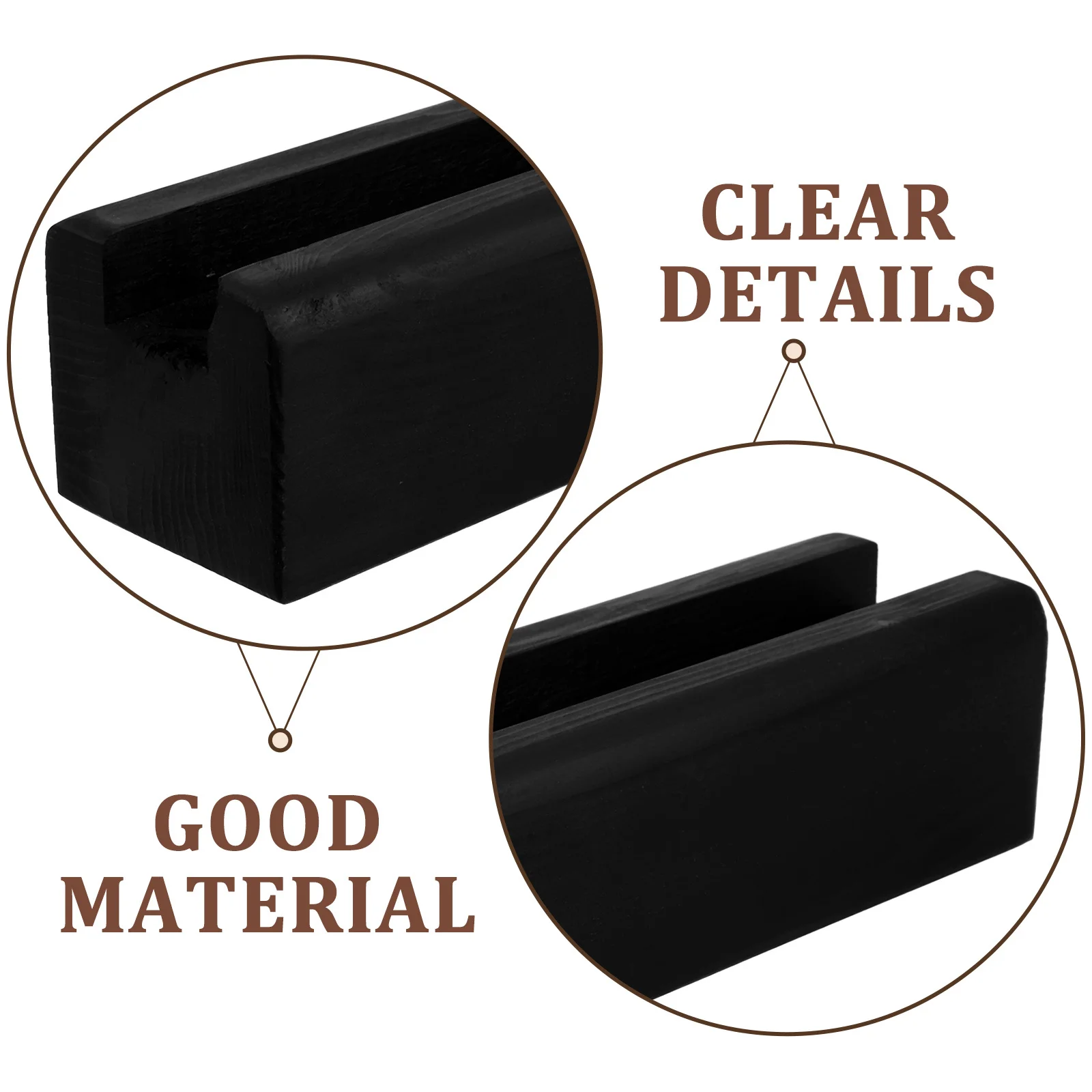 

Wooden Full Length Mirror Support Slot Type Stand Multi-Use Anti-Skid Mirror Holder Base for Home Display Artwork Display Stand