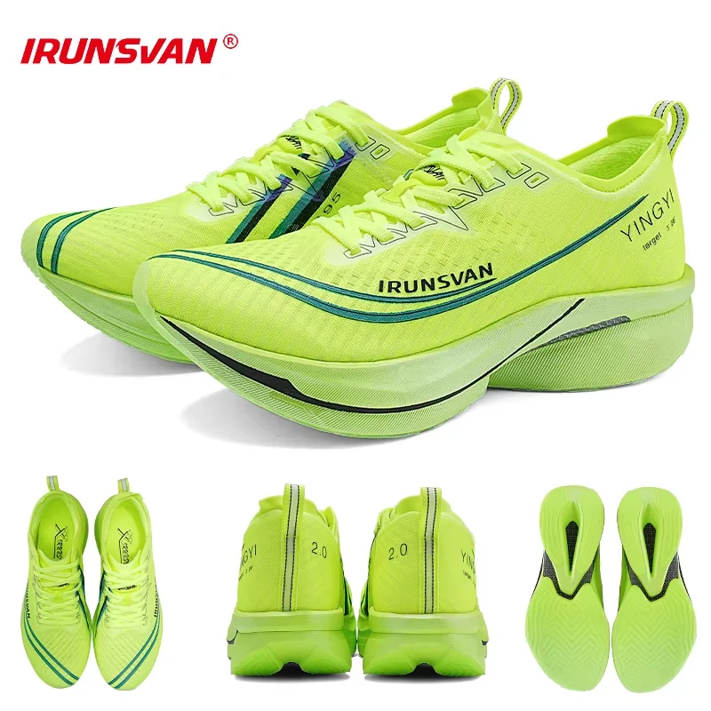 

IRUNSVAN 2025 карбоновые туфли для бега по пересеченной местности, марафонские мужские спортивные кроссовки на воздушной подушке, оригинальные модные повседневные кроссовки унисекс