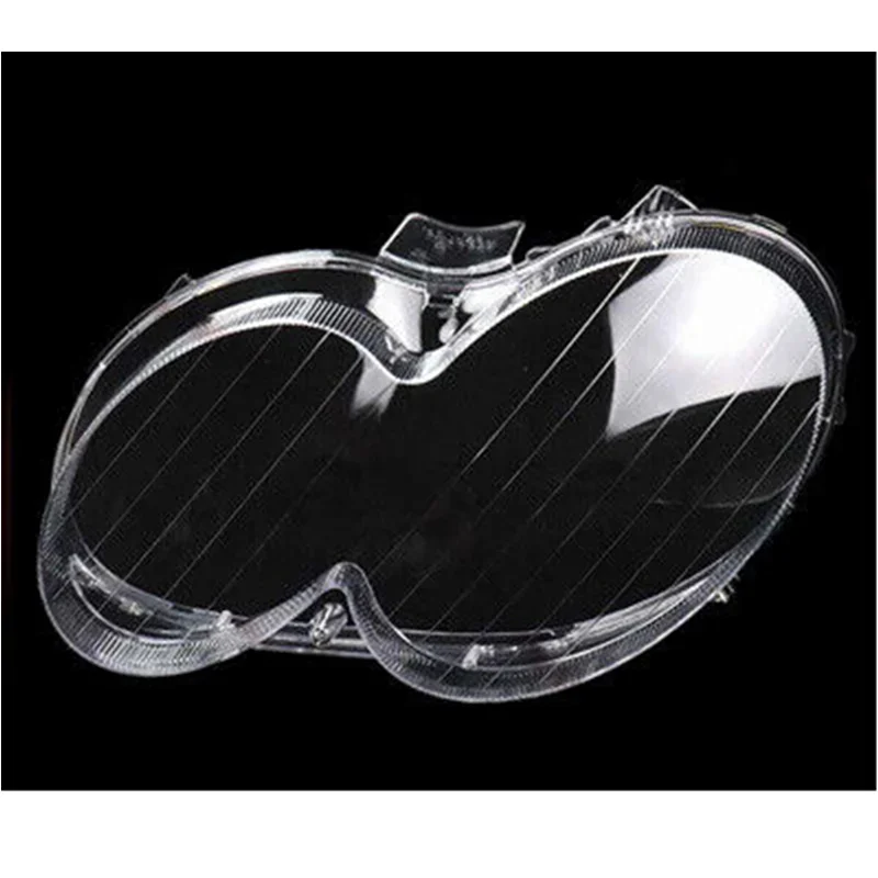 Paar Koplamp Cover Shell Auto Koplamp Lenskap Voor Mercedes-Benz W209 Clk 2-Deurs 2003-2009 Koplamp Kap Glazen Kap