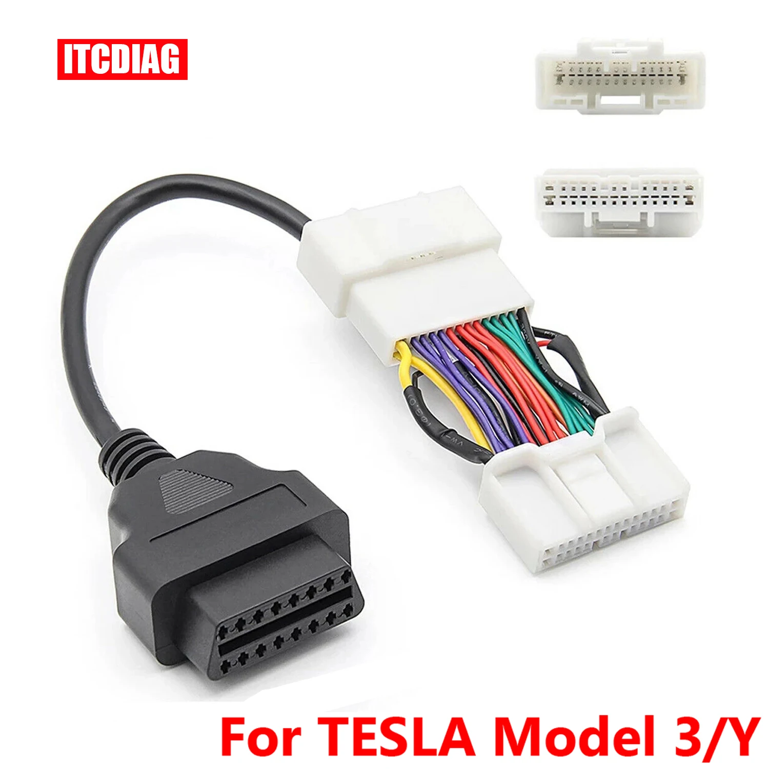 

OBDII Adapter for Tesla Model 3/Y Auto Diagnostic Cable For Scan My Tesla Model Harness Electronic Cable of New Energy Vehicle
