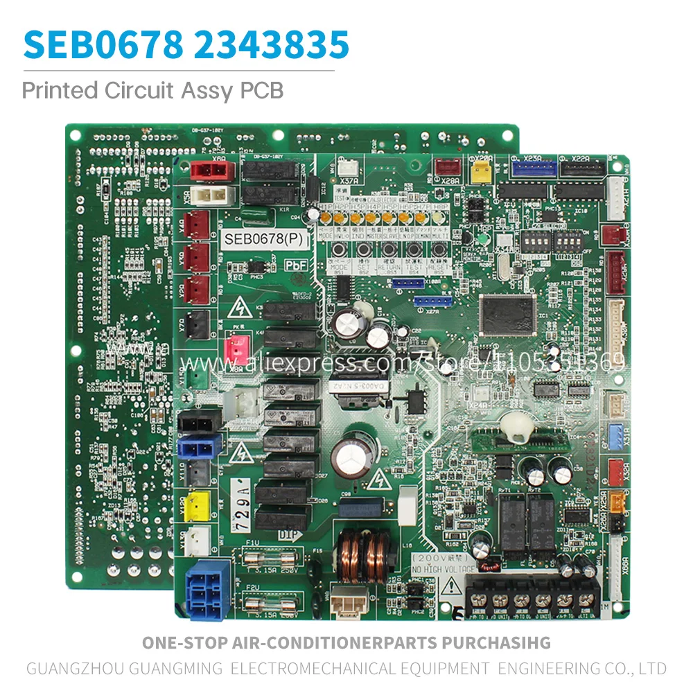 Printed Circuit Assy PCB SEB0678 Part Number 2343835 For Daikin Outdoor Unit RXYP450AE9 CU-P450UXKY New And Original