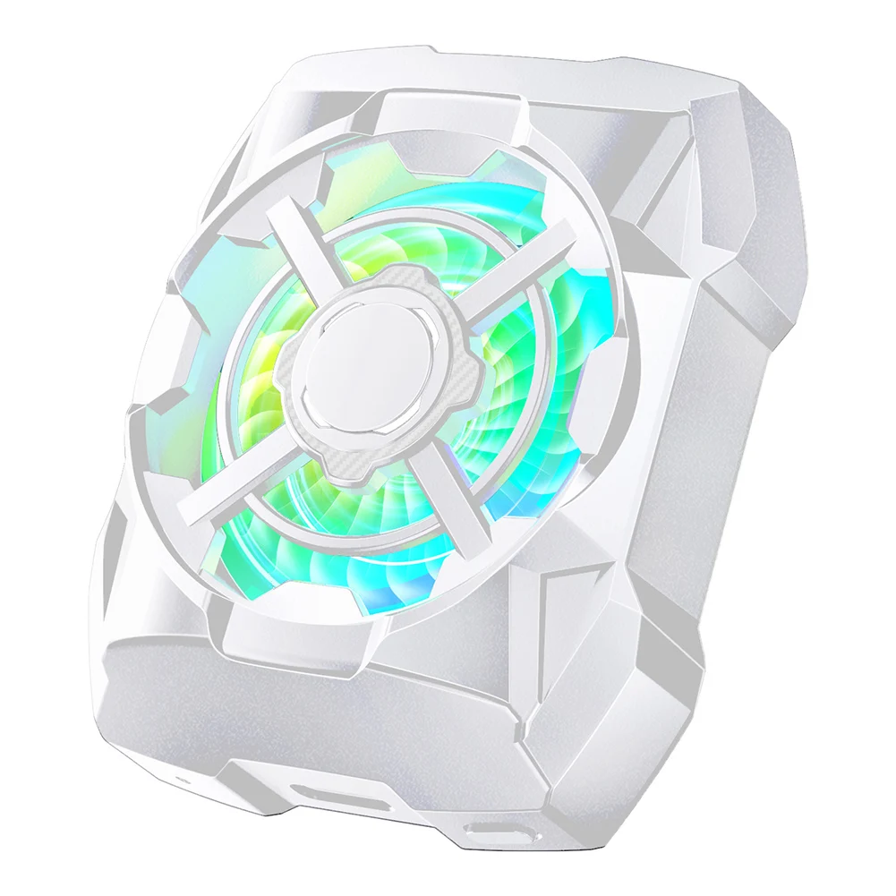 Portable Phone Cooler Rechargeable 3 Speeds Adjustable Gaming Radiator Wireless Magnetic Game Cooler for Android IOS PUBG Gaming