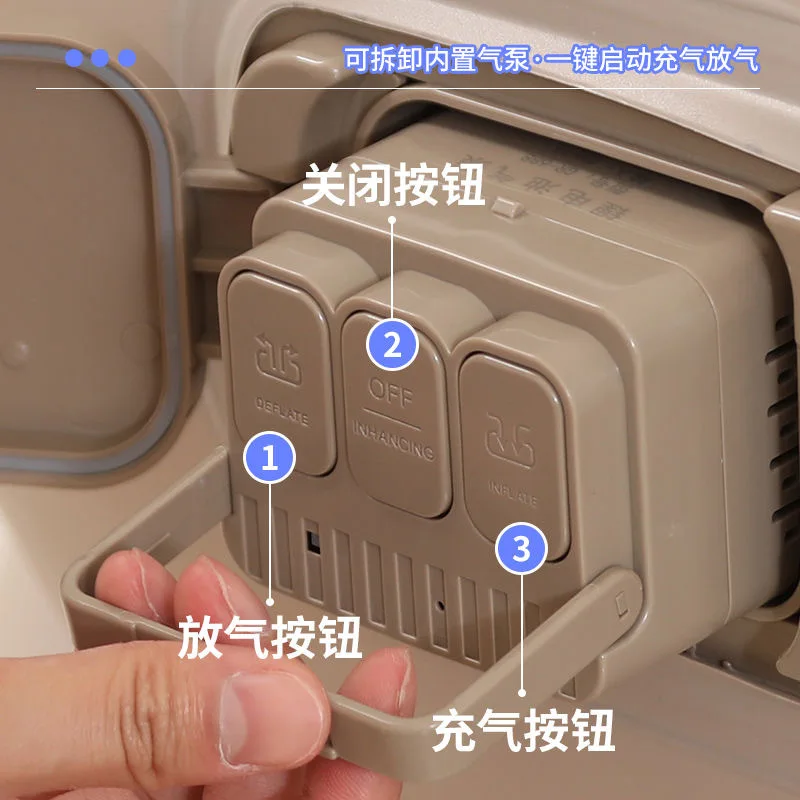 Lazy recliner inflatable sofa built-in air pump Lazy so******ch break camping Internet celebrity air mattress bed