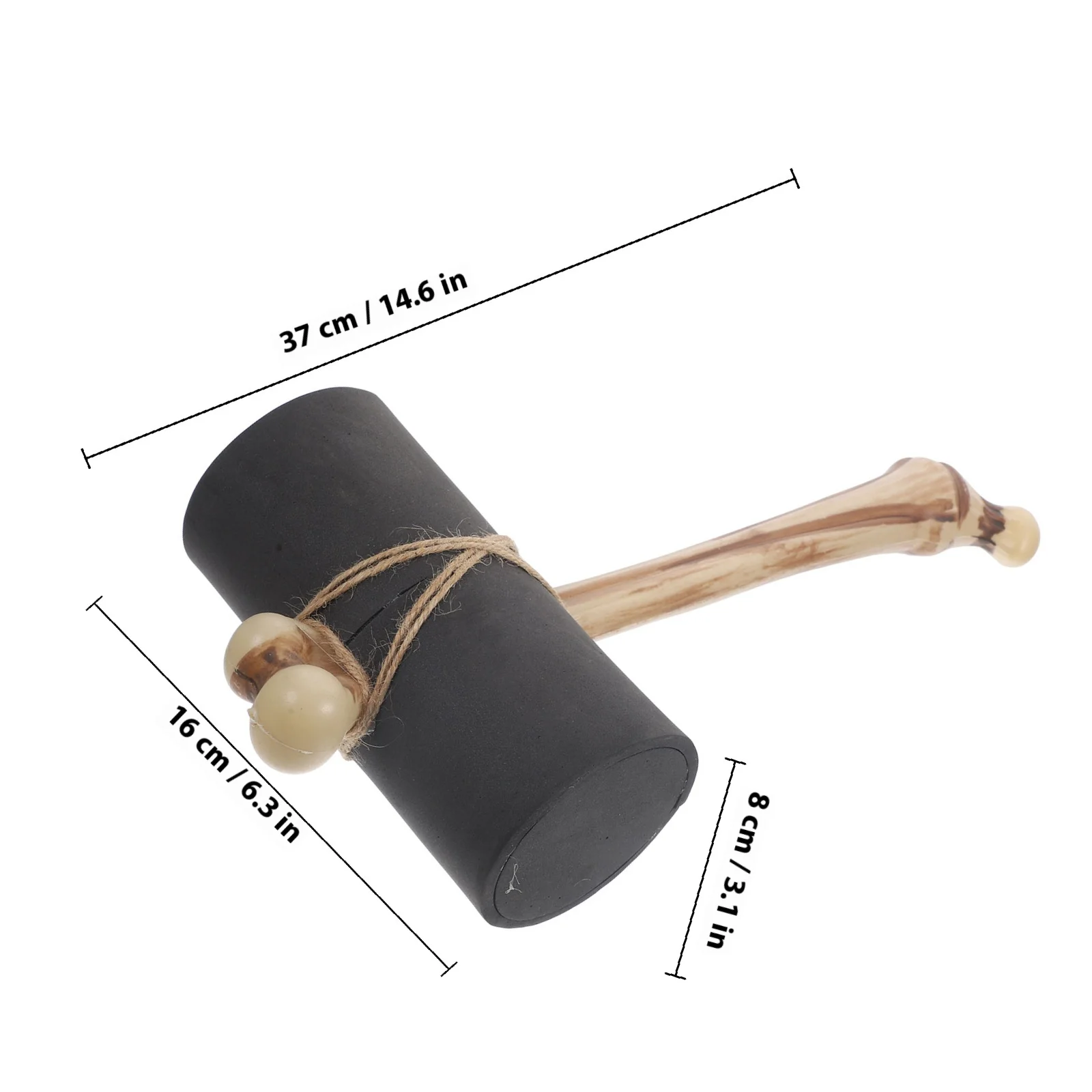 1pc osso prop realista festa de halloween martelo falso para cosplay decoração palco desempenho plástico martelo acessório