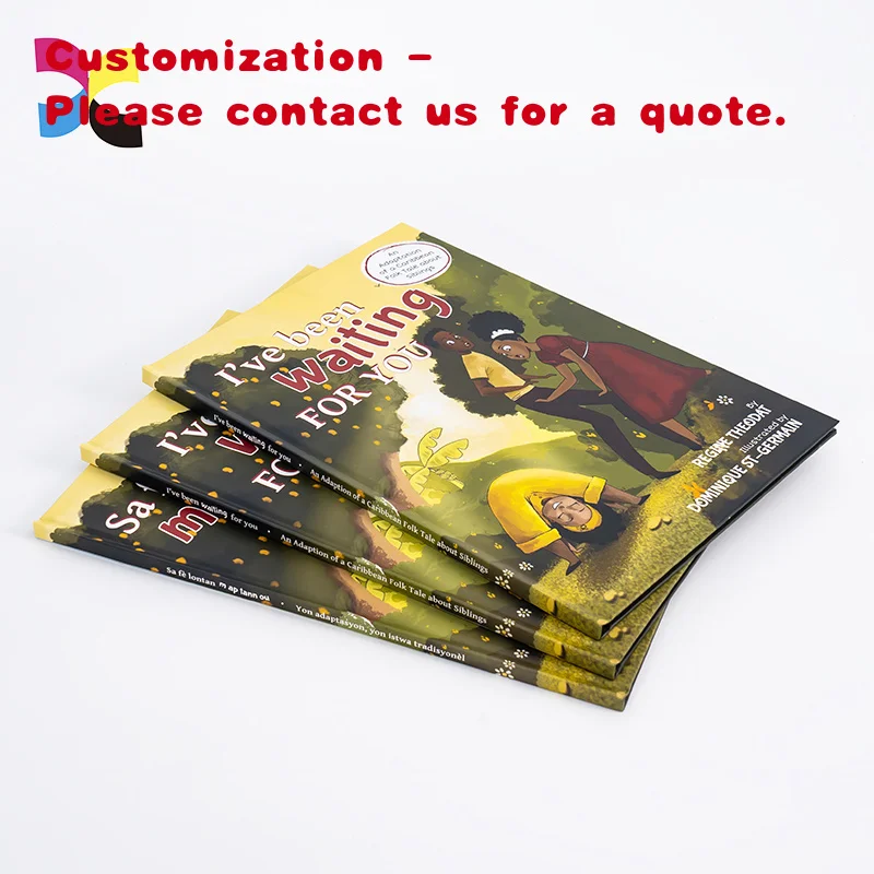 

custom.Book Eco Friendly Hardcover Kids Book Hard Cover Picture Printing Services