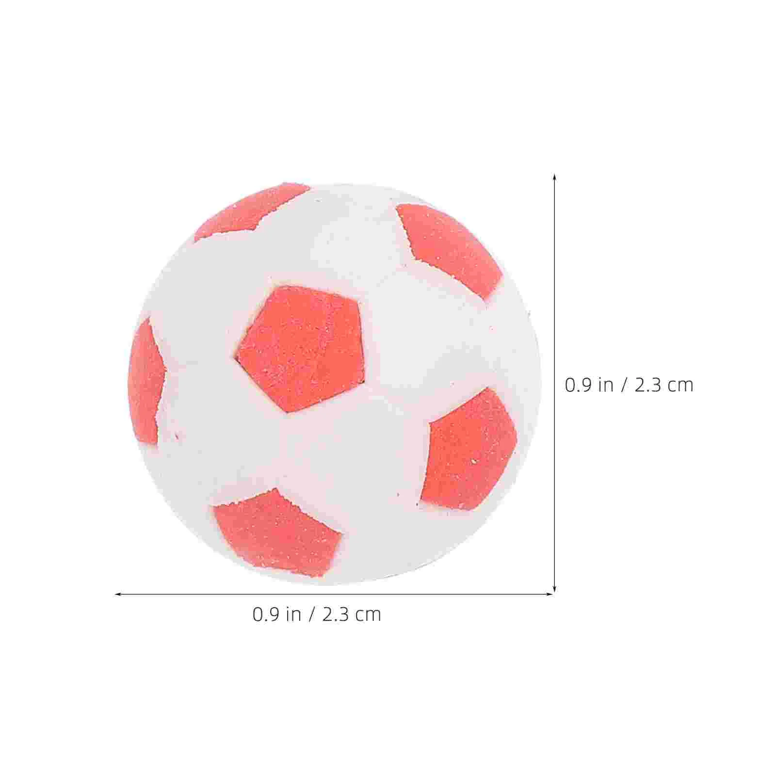 24Pcs Small Football Styling Eraser Little Football Eraser Rubber Pencil Erasers Sets round eraser rubber eraser