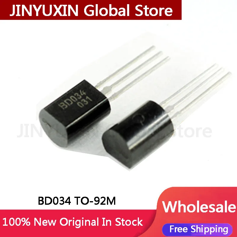 10-100Pcs transistor BD034 TO-92M R-range power transistor IC Wholesale of chipset inventory