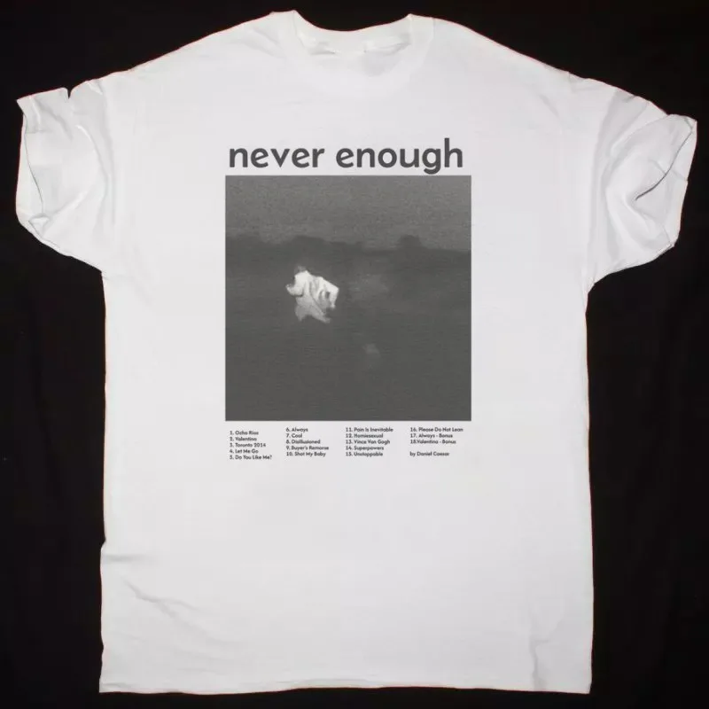 Daniel Caesar Vintage T-Shirt Never Enough' Album Classic unisex S-5XL BL2372