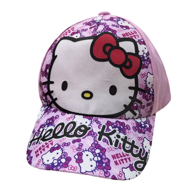 Sanrio Hello Kitty Melody Cool Hat Sun Hat Cute Kawaii Multi-Color Summer Sunscreen and Windproof Outdoor Equipment for Children