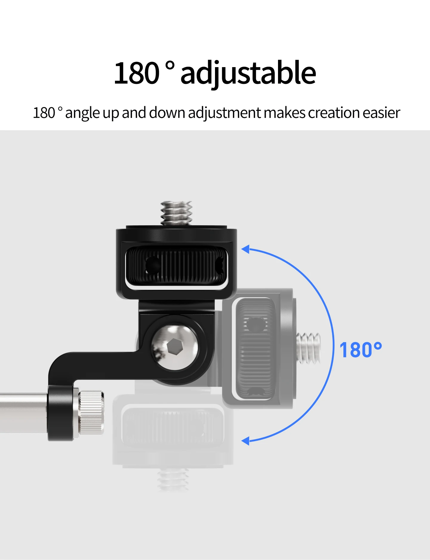 Universal Lenker Vorbau Kamera Halterung Fahrrad Scheinwerfer Halterung Handy GPS Halter für Gopro 13 Insta 360 OSMO Action Stehen – Detail 12