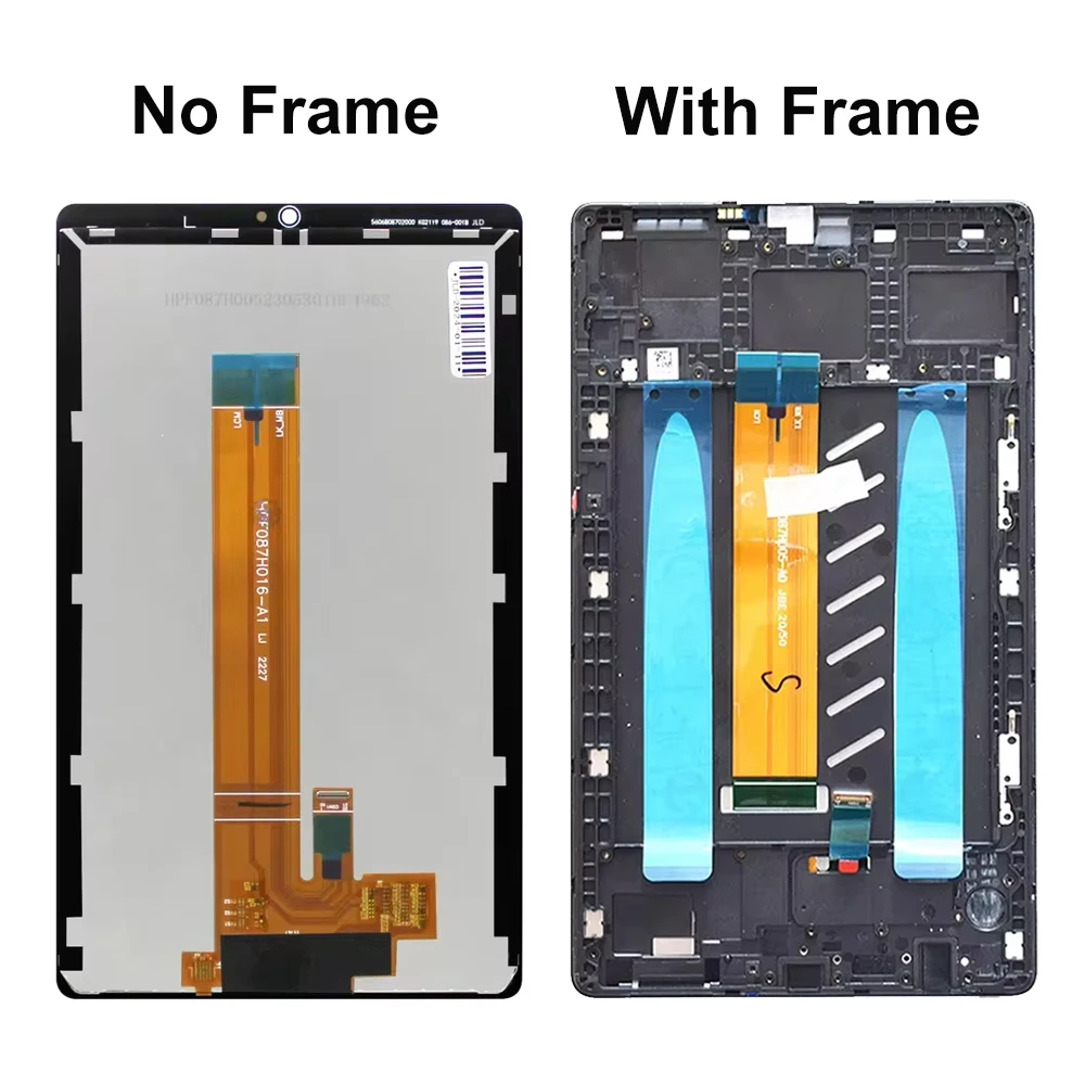 Schermo da 8,7" per Samsung Galaxy Tab A7 Lite SM-T225 SM-T220 Display LCD Touch Screen con cornice per gruppo schermo Tab A7 Lite