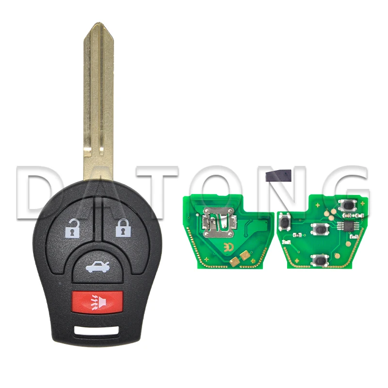 Datong World Car Remote Key For Nisan FCCID CWTWB1U751 CWTWB1U816 315 Mhz ID46 Chip Qashqai Sunny Tiida X-Trail Replace Car Key