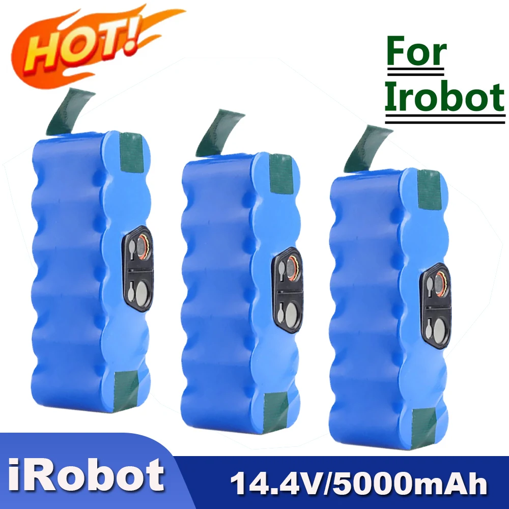 For iRobot Roomba 500 Vacuum Cleaner Battery 5000mAh Li-ion 600 700 800 Series 510 530 550 560 580 620 630 650 760 14.4V Battery