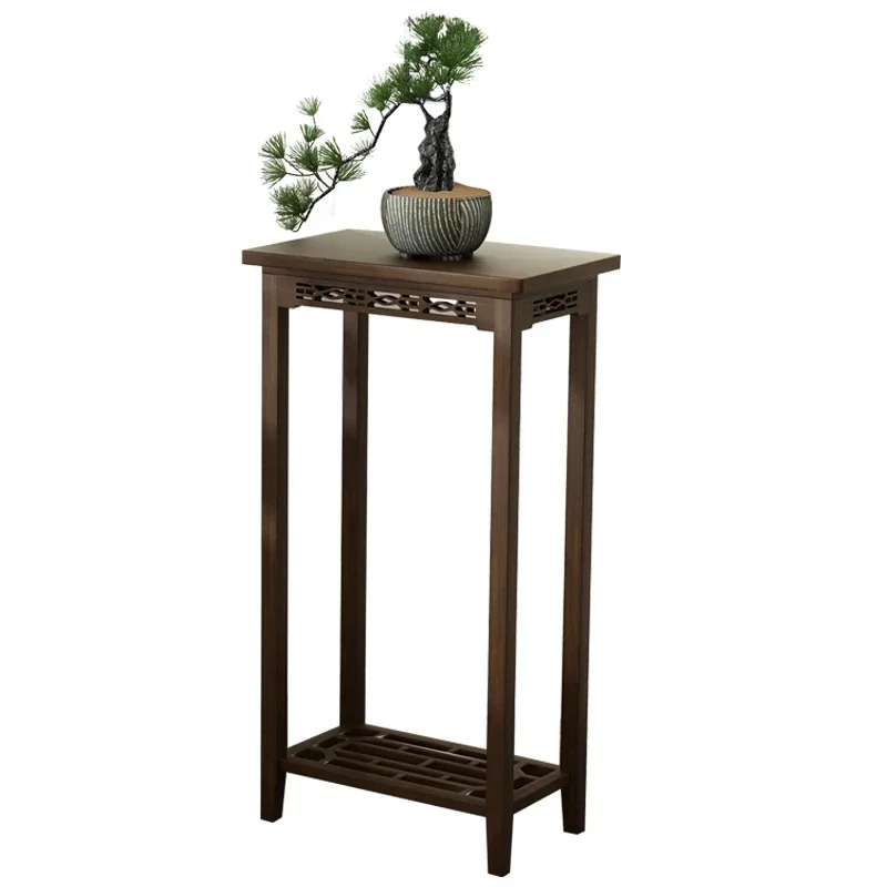 Rack de flores, rack de armazenamento, decoração de sala de estar interna do chão ao teto,】suporte de vaso de flores suculentas multicamadas de madeira maciça