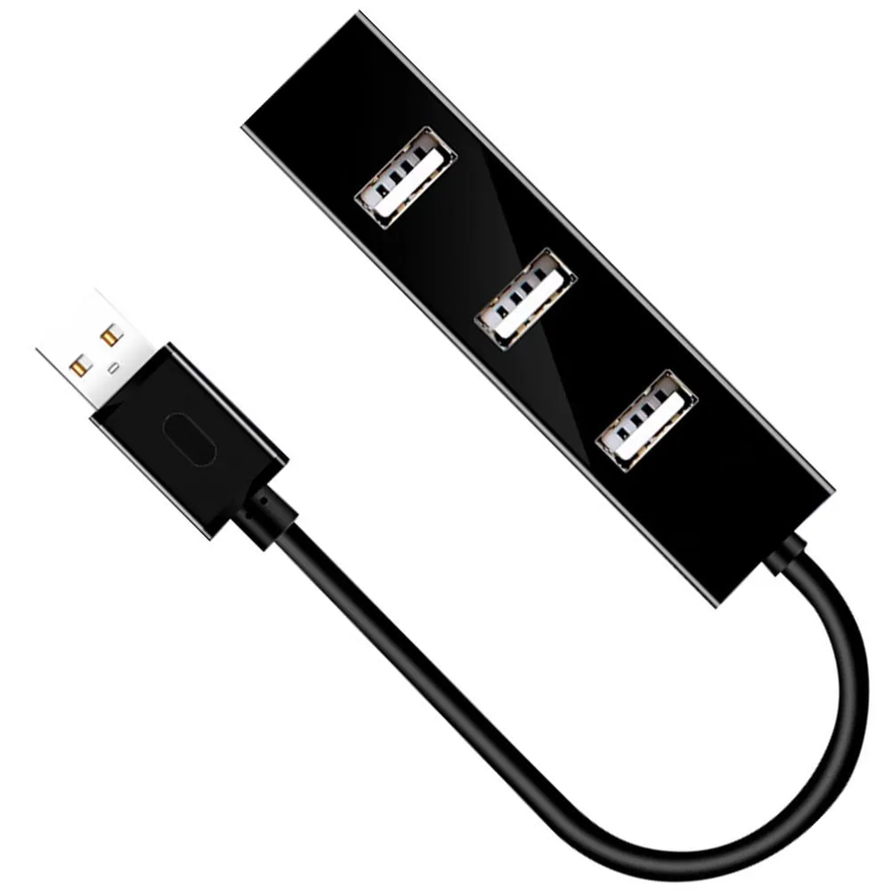 

4 Port Usb High Speed Usb 2.0 Splitter Plastic Lightweight Multifunctional Hub For Laptop Computer Voltage Stabilizing Chip 4
