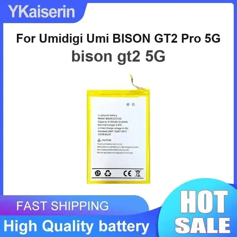 

Mobile Phone Battery For Umidigi Umi Bison GT2 Pro 5G 6150mAh Fast Shipping