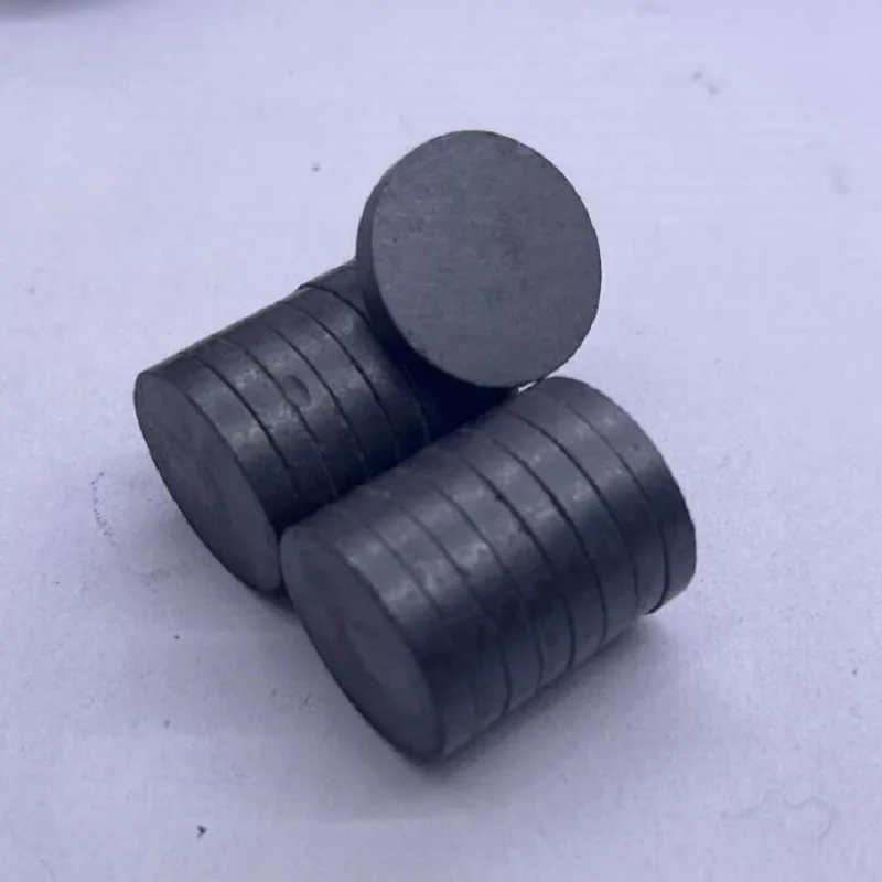 10-500PCS Super Strong Magnet newone Round Black Magnet Fridge Ferrite Magnetic Permanent Search Magnet 8mm 10mm 12mm 15mm 16mm