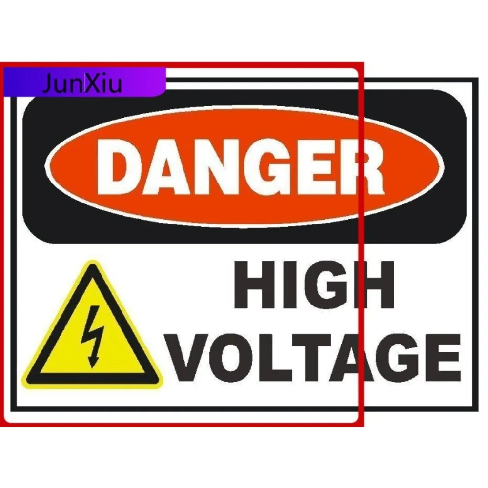 Danger High Voltage Sticker Decal Vinyl Decals Scratch Cover Exterior Bumper Motorcycl