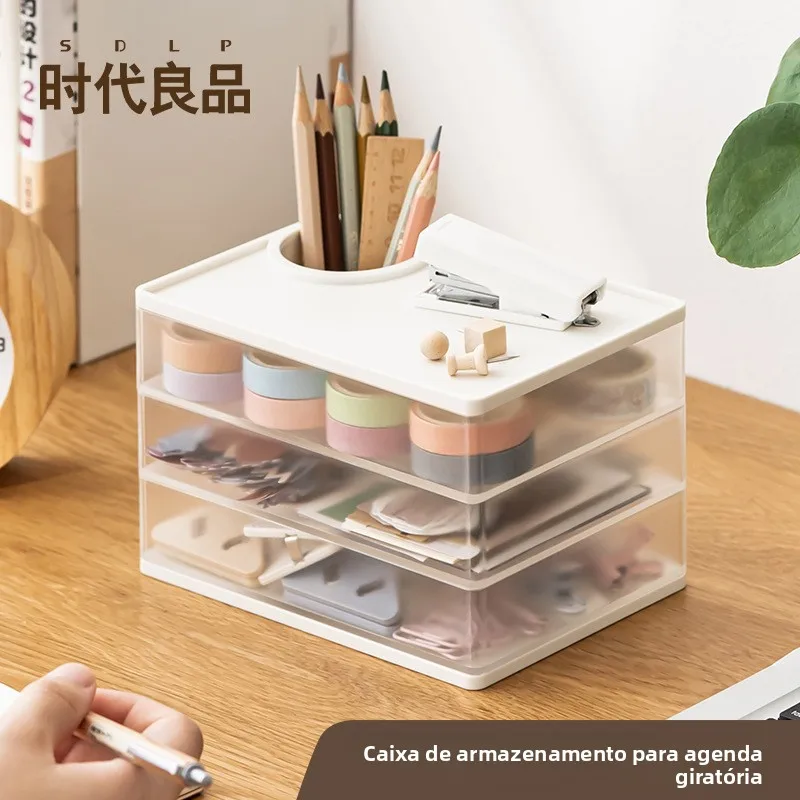 transparent-rotating-stationery-storage-box-desk-organizer-office-desktop-arrangement-rack-plastic-material-home-storage-supp