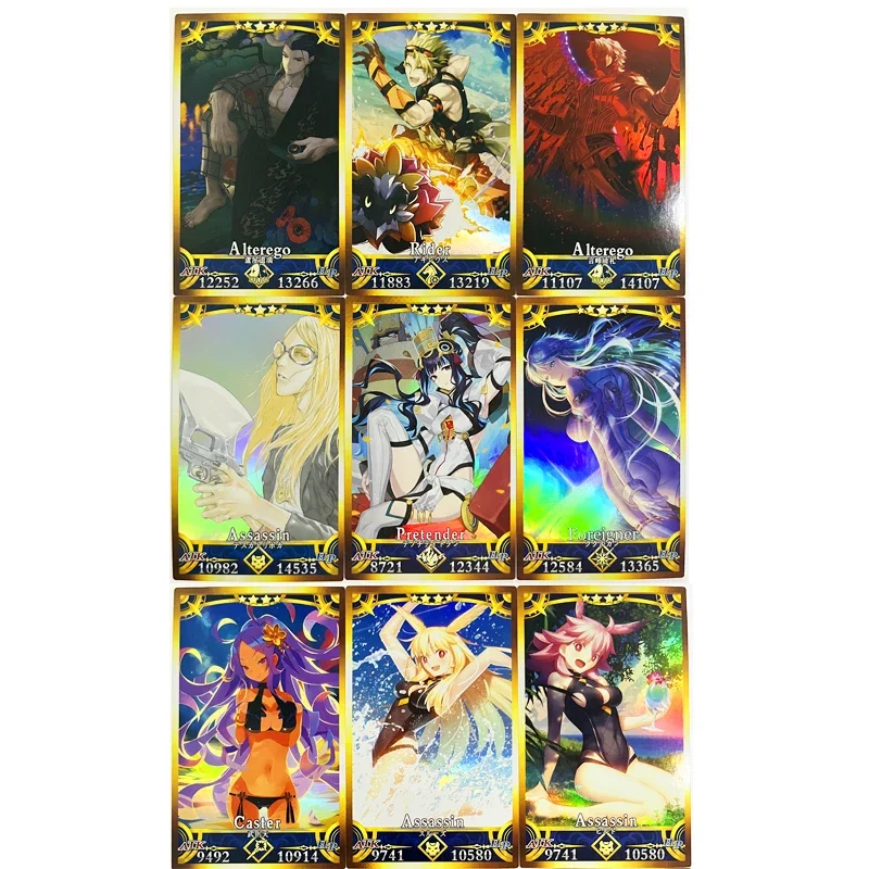 46pca/set Fate FGO No.5 Moon Cancer Pretender saber ACG Sexy Toys Hobbies Hobby Collectibles Game Collection Anime Cards