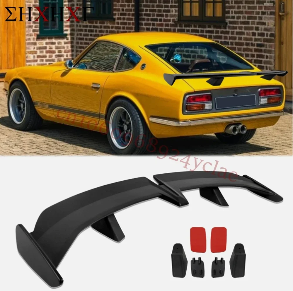 

Стайлинг автомобиля 55 дюймов для Datsun 240z 260z 280z задний спойлер багажника спойлер на крыло GT PRO Style Wing глянцевый черный + искусственное углеродное волокно