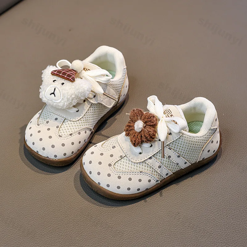 Children Casual Shoes Breathable Sneakers 2026 Spring Autumn Girls Toddler Sports Shoes Comfortable Baby Non Slip Walking Shoes
