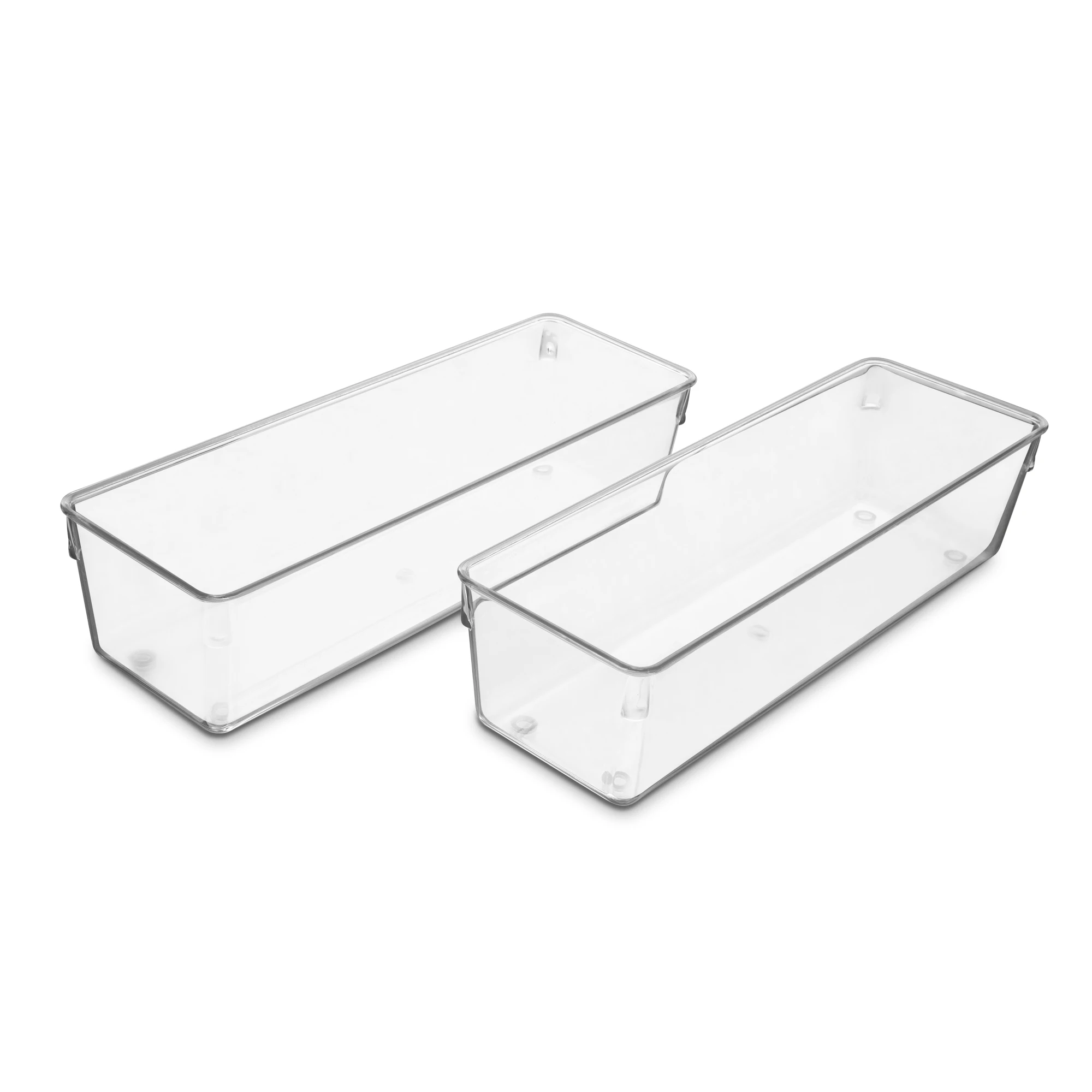 

Narrow BPA-Free Drawer Organizer, 2-Pack Storage Tray