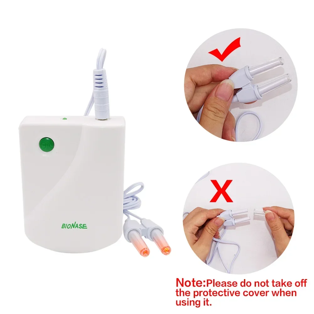 Rinite Sinusite Cure Therapy Machine, Nariz Care, Massagem, Febre do Feno, Baixa Frequência, Pulso Laser, Proxy BioNase, 20Pcs