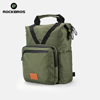 ROCKBROS Folding Bike Backpack Lengthened Zipper Multifunctional Bicycle bag Handbag for Brompton 11.5L Capacity Crossbody bag