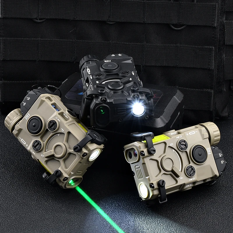 

WADSN Tactical Plastics OGL Powerful Green Laser Pointer Hunting Optics Red Dpt Sight PEQ 15 DBAL A2 Flashlight Scout Light MNAL