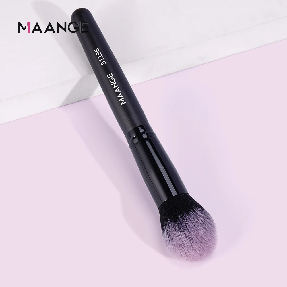 MAANGE Professional Makeup Powder Brush Soft Bristle Fiber Hair Design Flawless Makeup Blush Brush Gift for Friend, Wife, Women