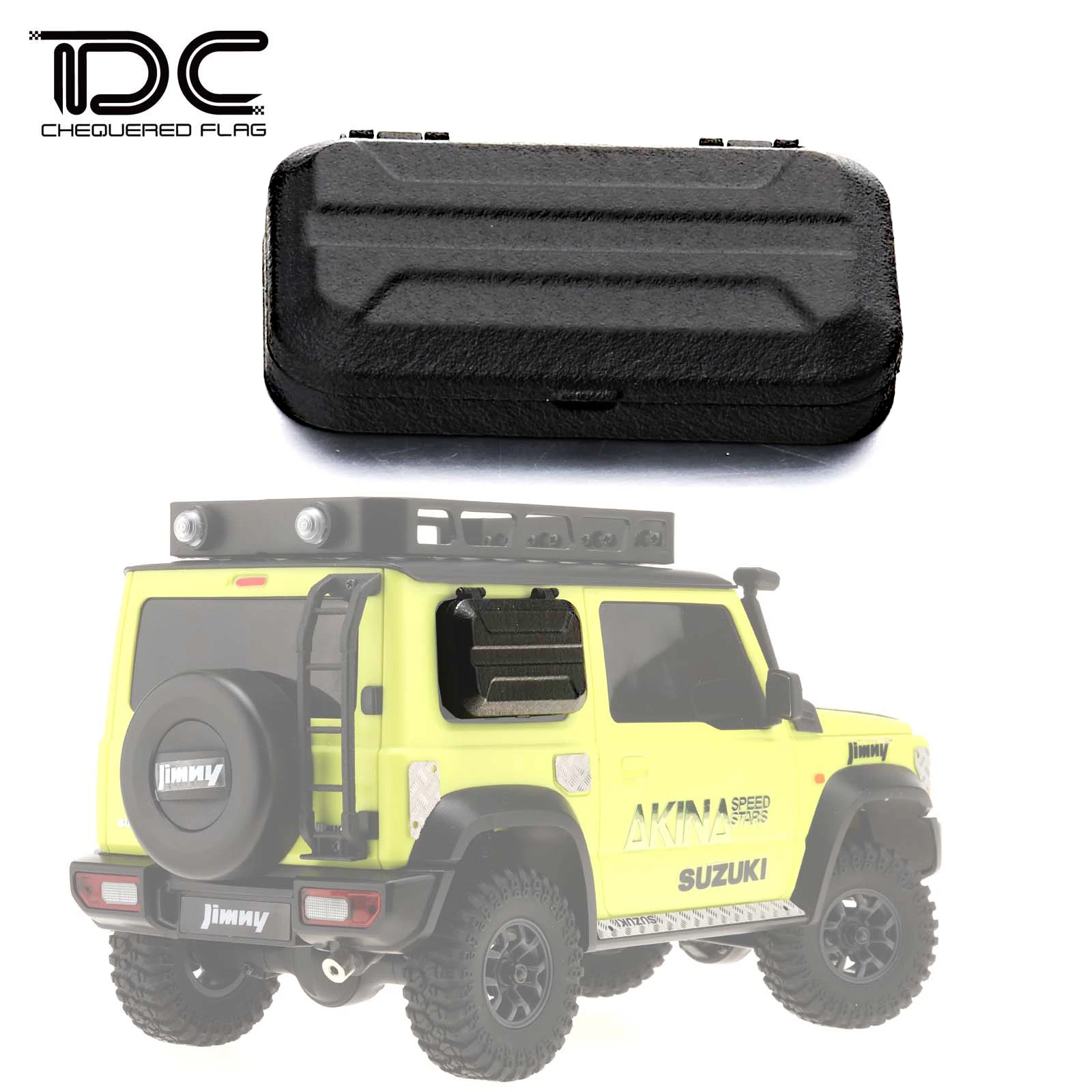 Zubehör für 1/16 RC Xiaomi Jimny Suzuki Auto Lkw Upgrades Toolbox Seite Retrofit Verbesserte Teile Carro Fernbedienung