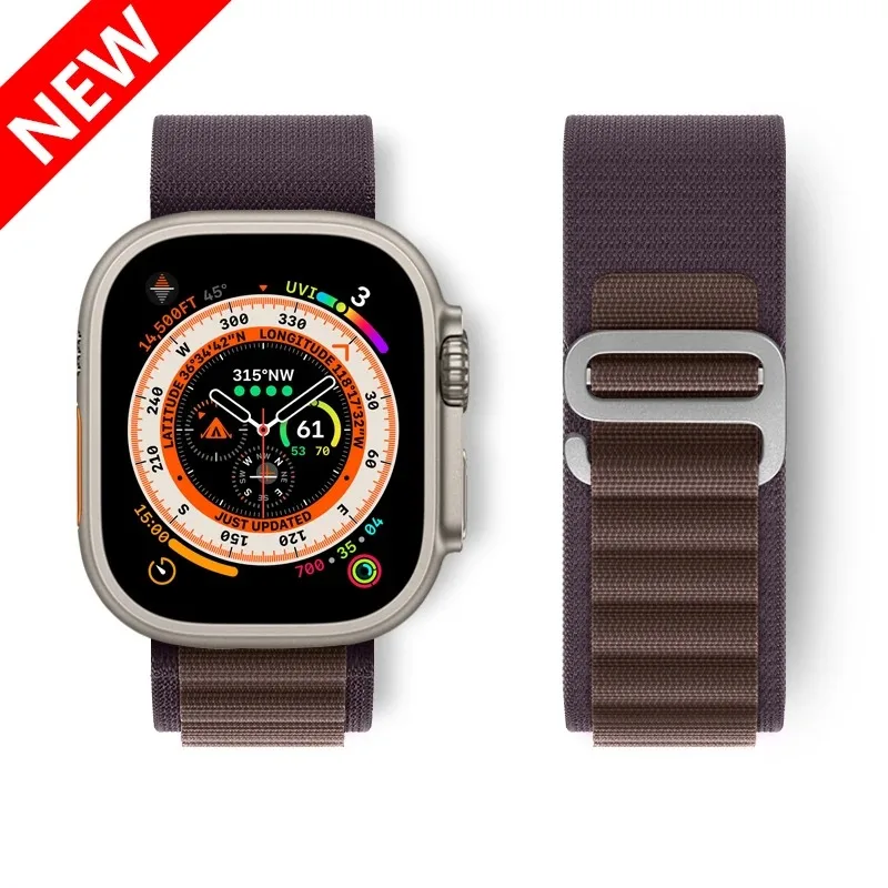 

Ремешок Alpine для Apple watch Band 44 мм 49 мм 45 мм 40 мм 41 мм 42 мм 38 44 мм, браслет correa для iWatch series 7 6 se 8 9 Ultra 2 49 мм